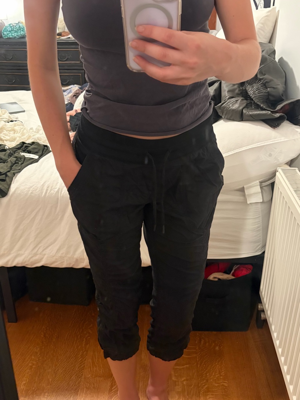The North Face Black Track Jogger Capris